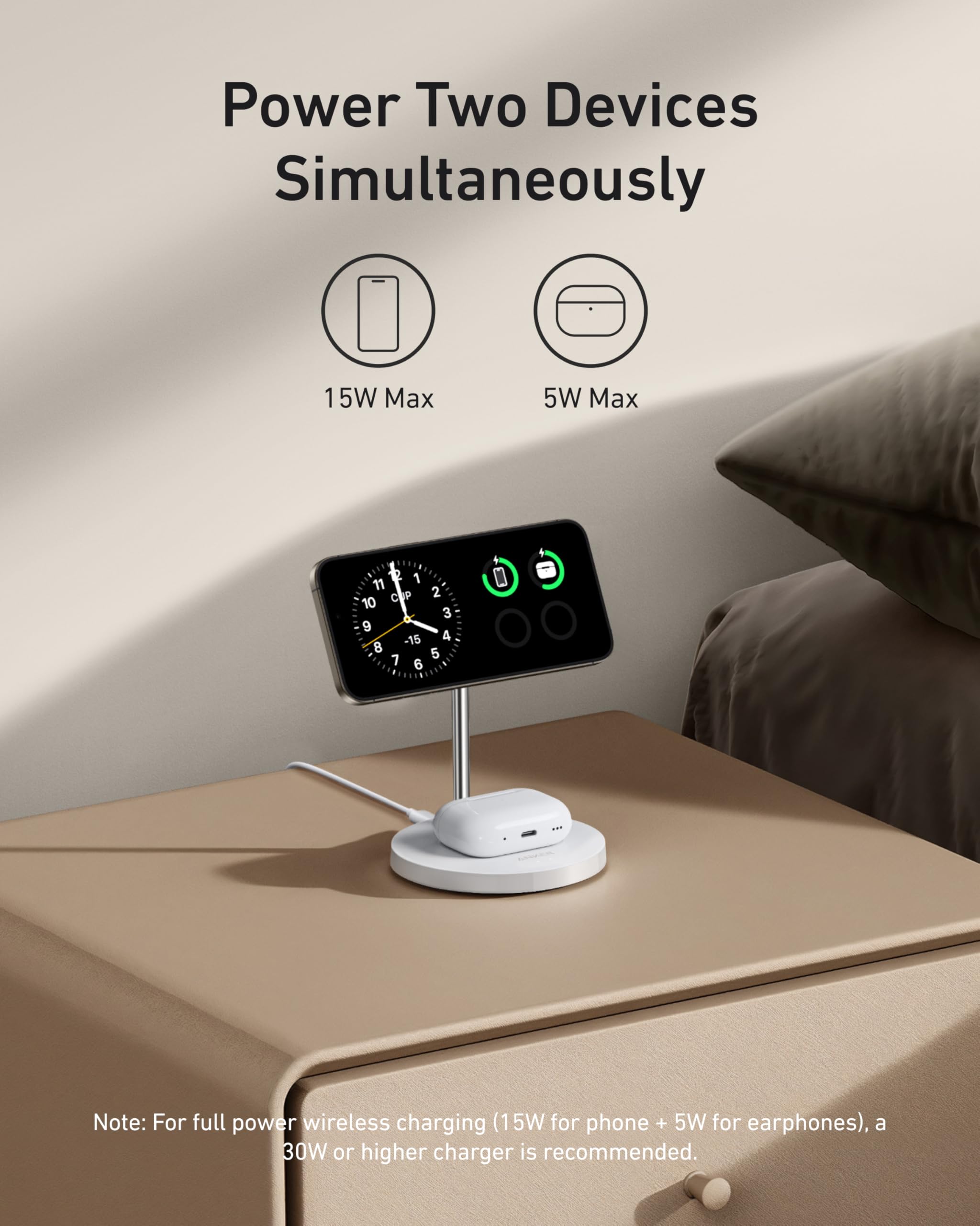 Refurbished MagGo Wireless Charger (2-in-1, Stand) X1