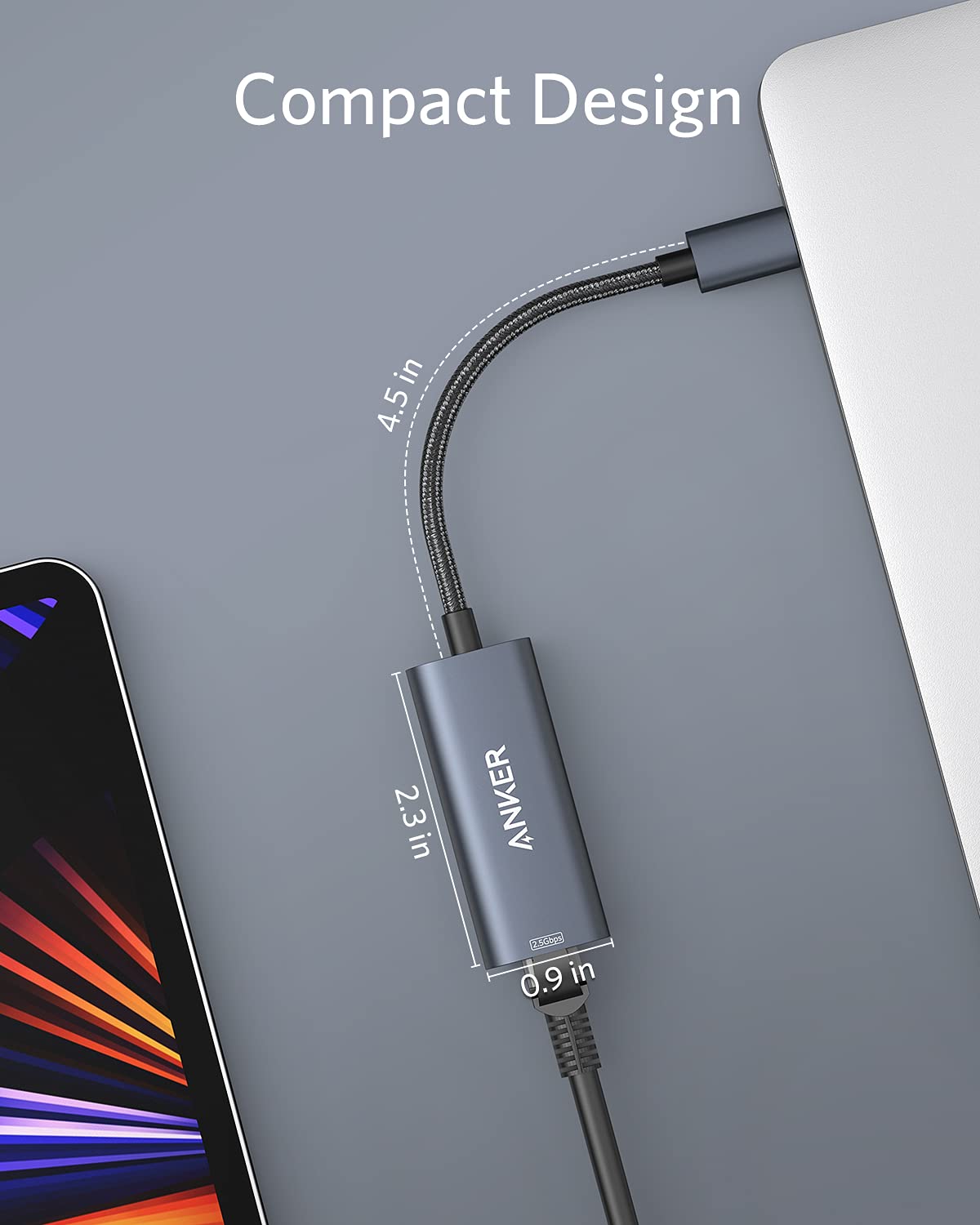Refurbished PowerExpand USB-C to 2.5 Gbps Ethernet Adapter Q2