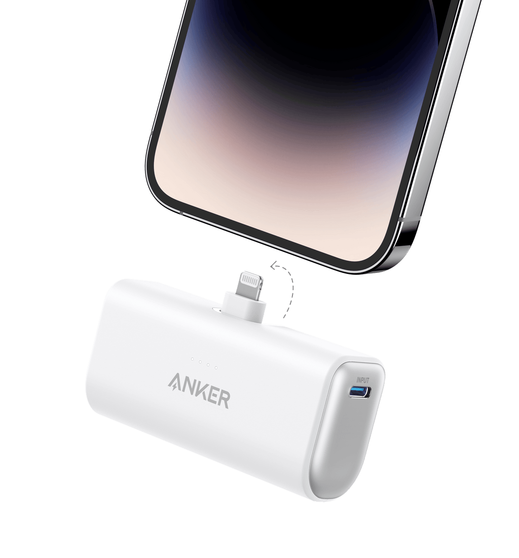 Nano Power Bank (12W, Built-In Lightning Connector) K7