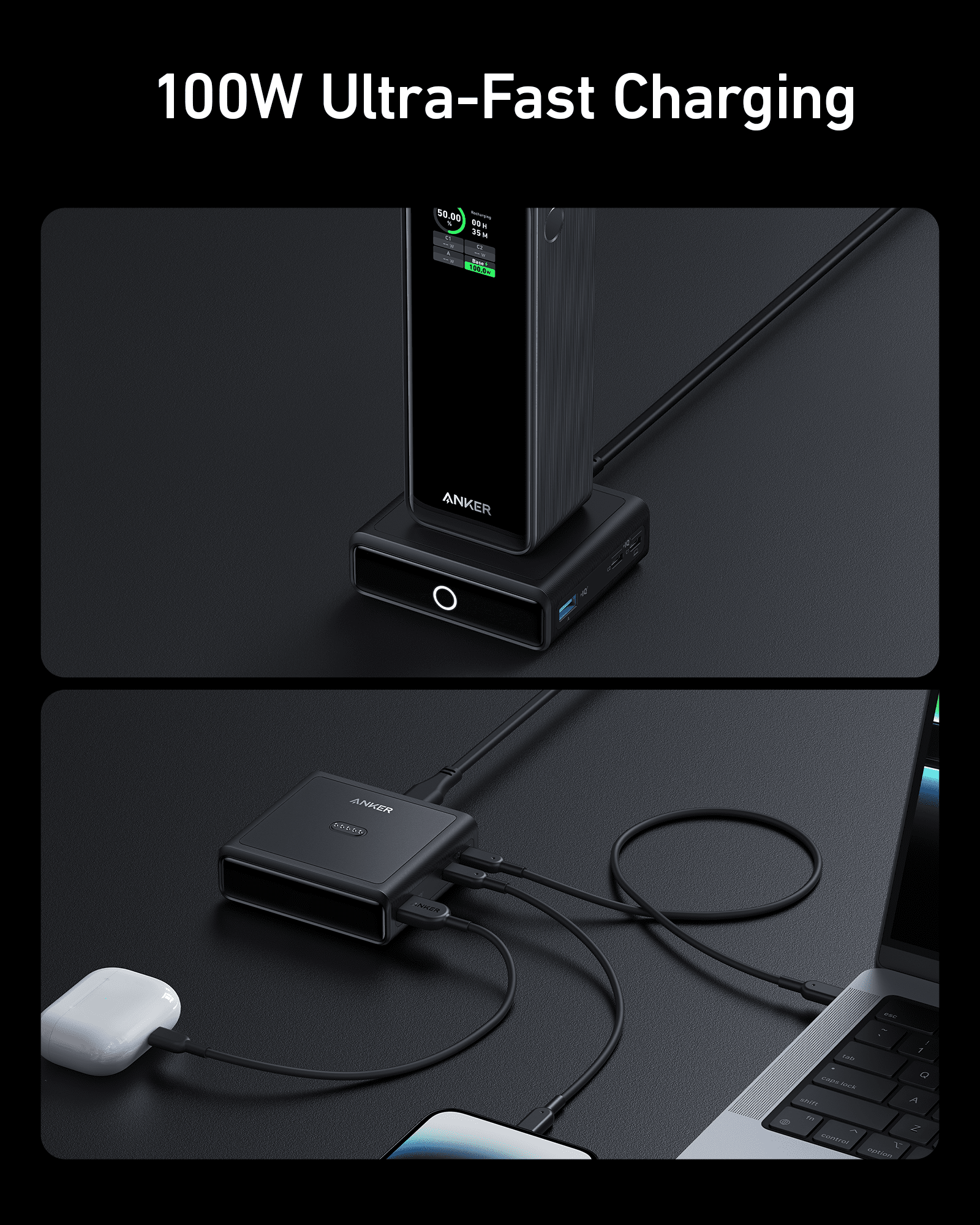 100W Charging Base for Prime Power Bank P2