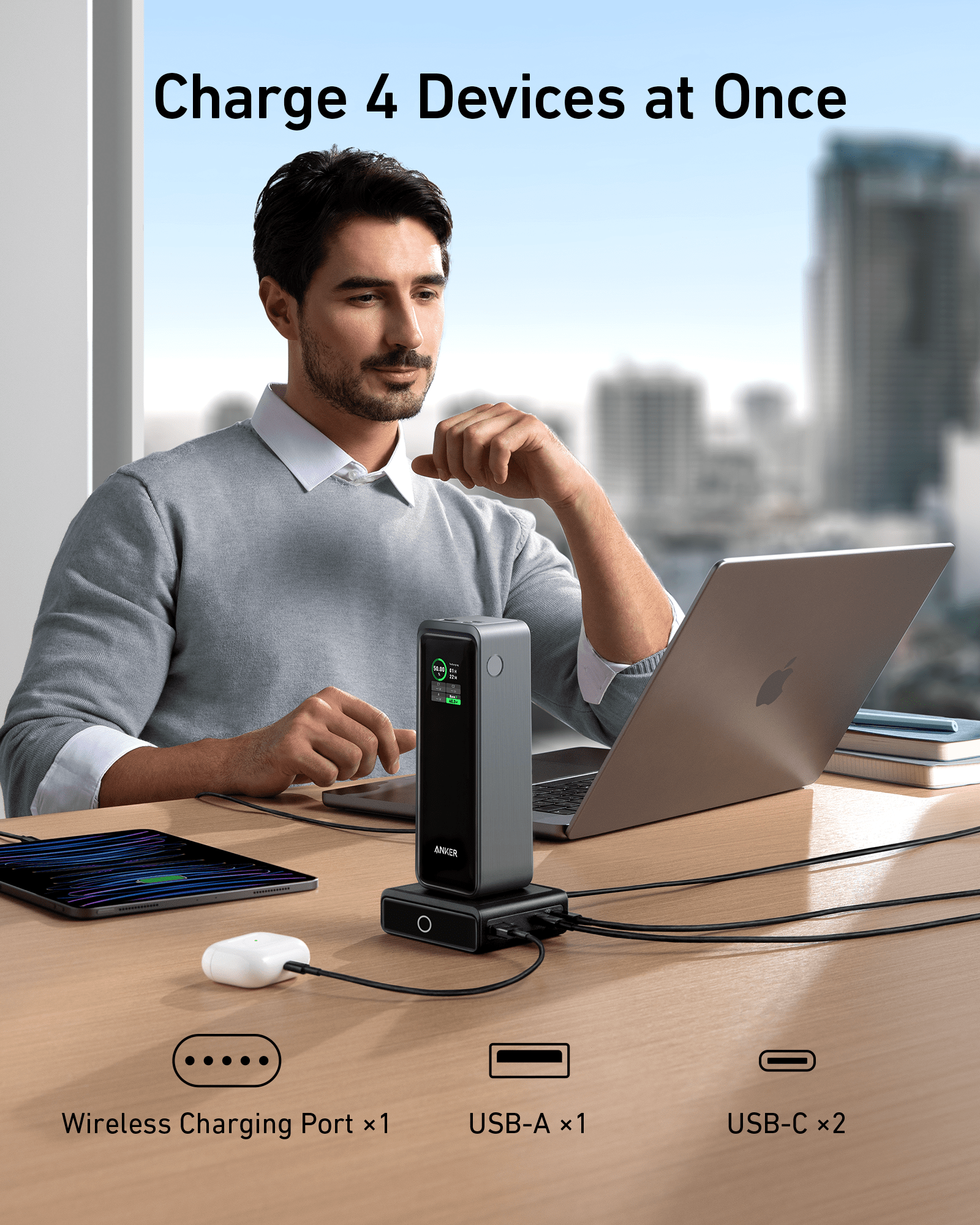 100W Charging Base for Prime Power Bank P2