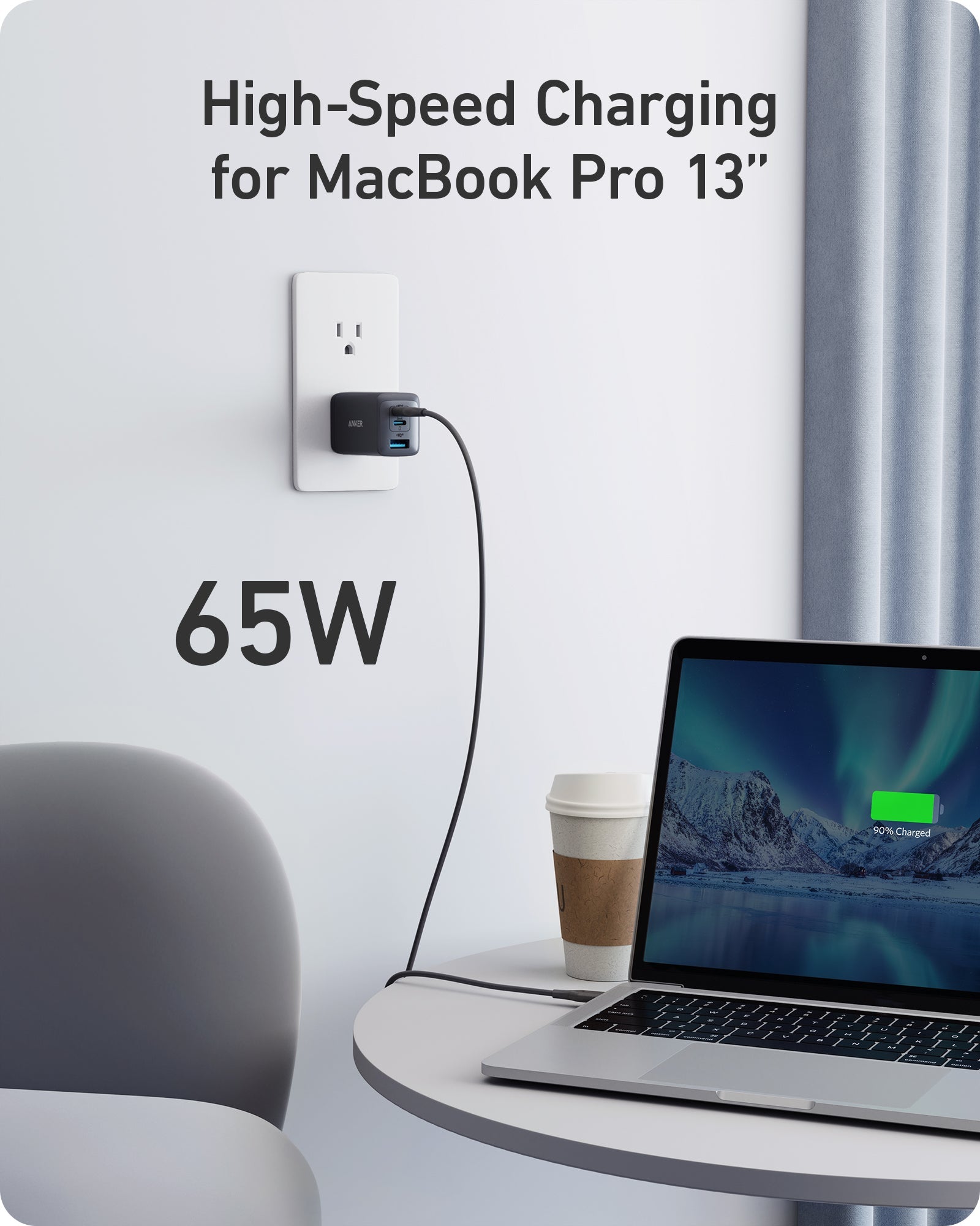 Refurbished 735 Charger (Nano II 65W) A8