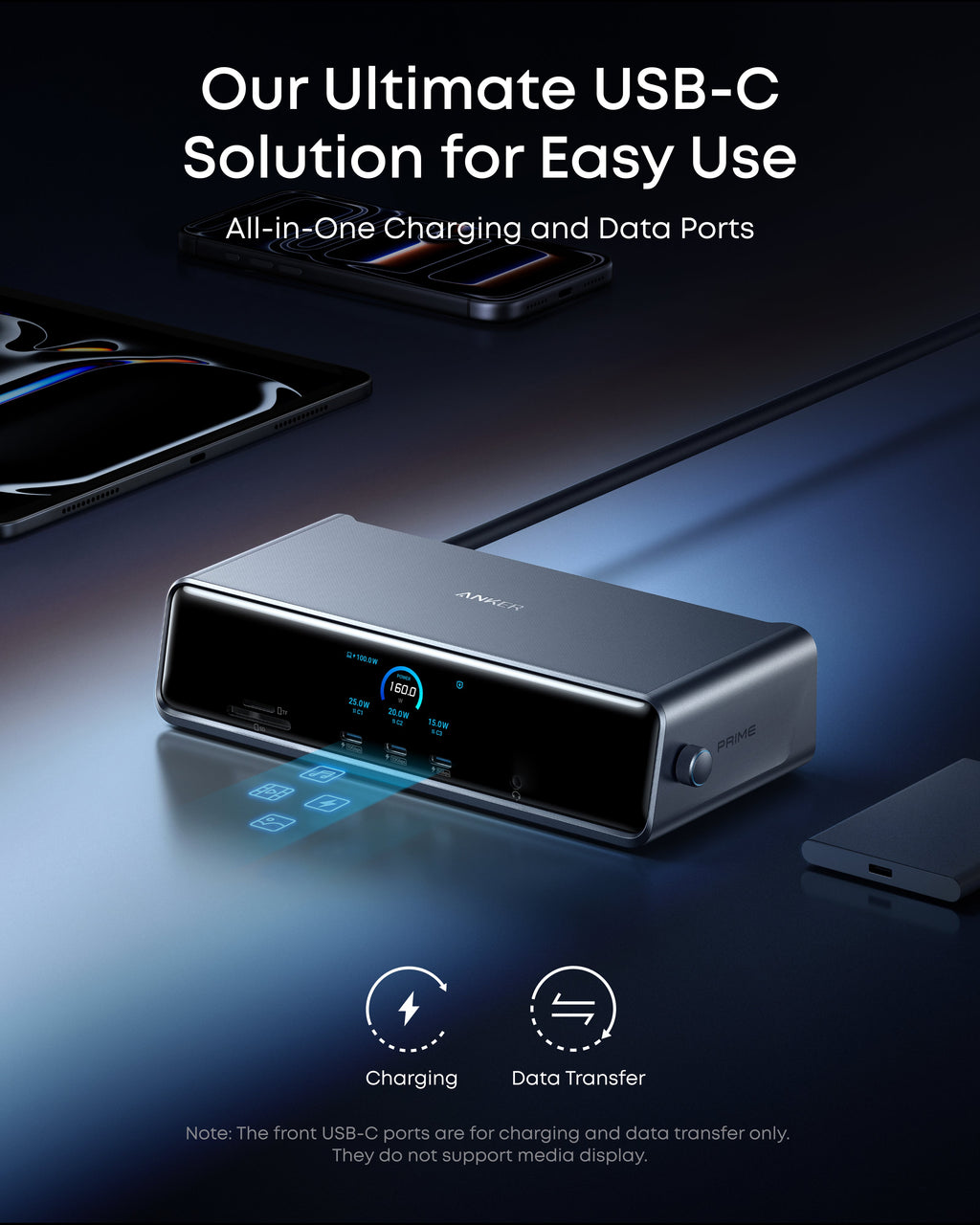 Prime Docking Station (14-in-1, Triple Display, DisplayLink) with DL7400 Q5
