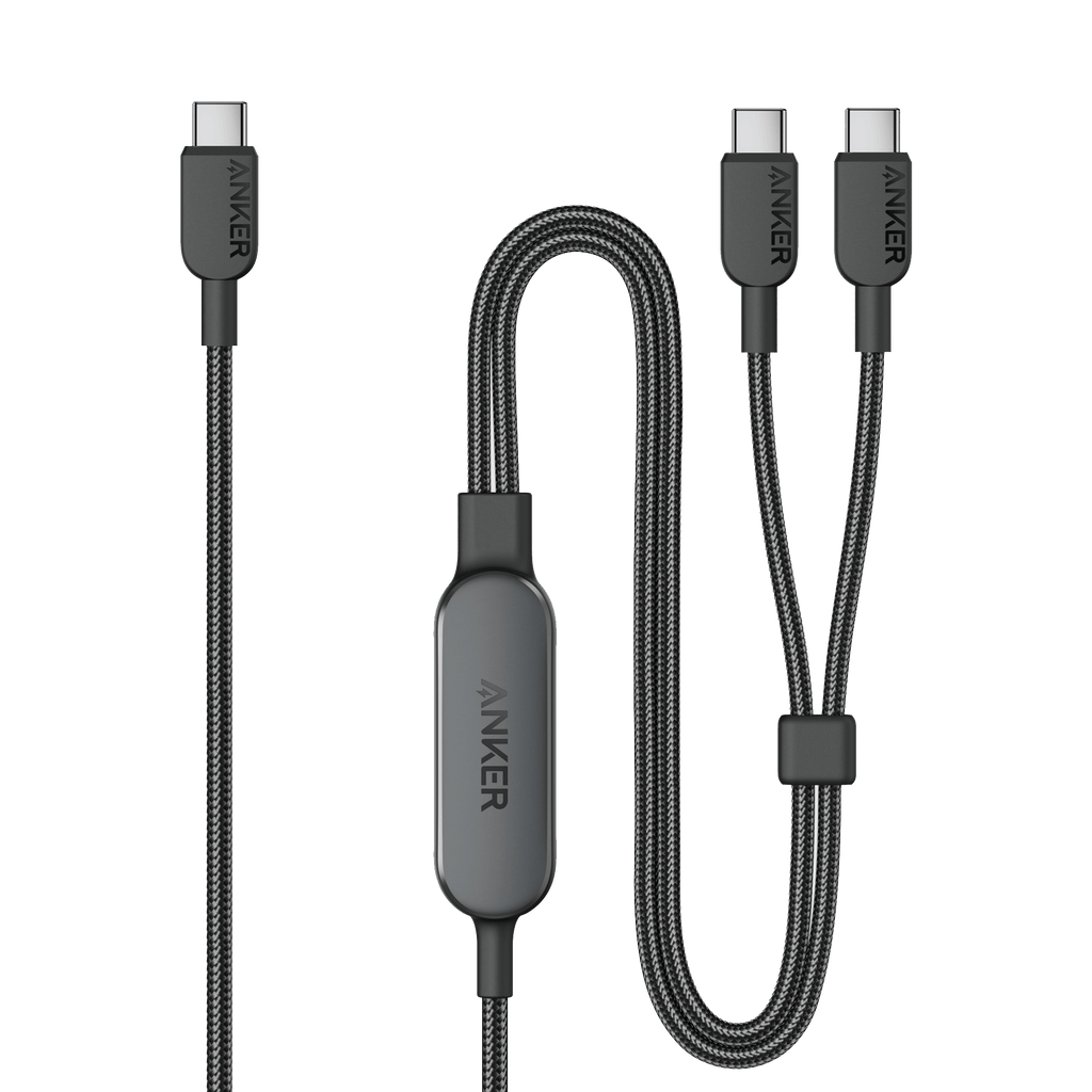 140W 2-in-1 USB-C to USB-C Cable Y0