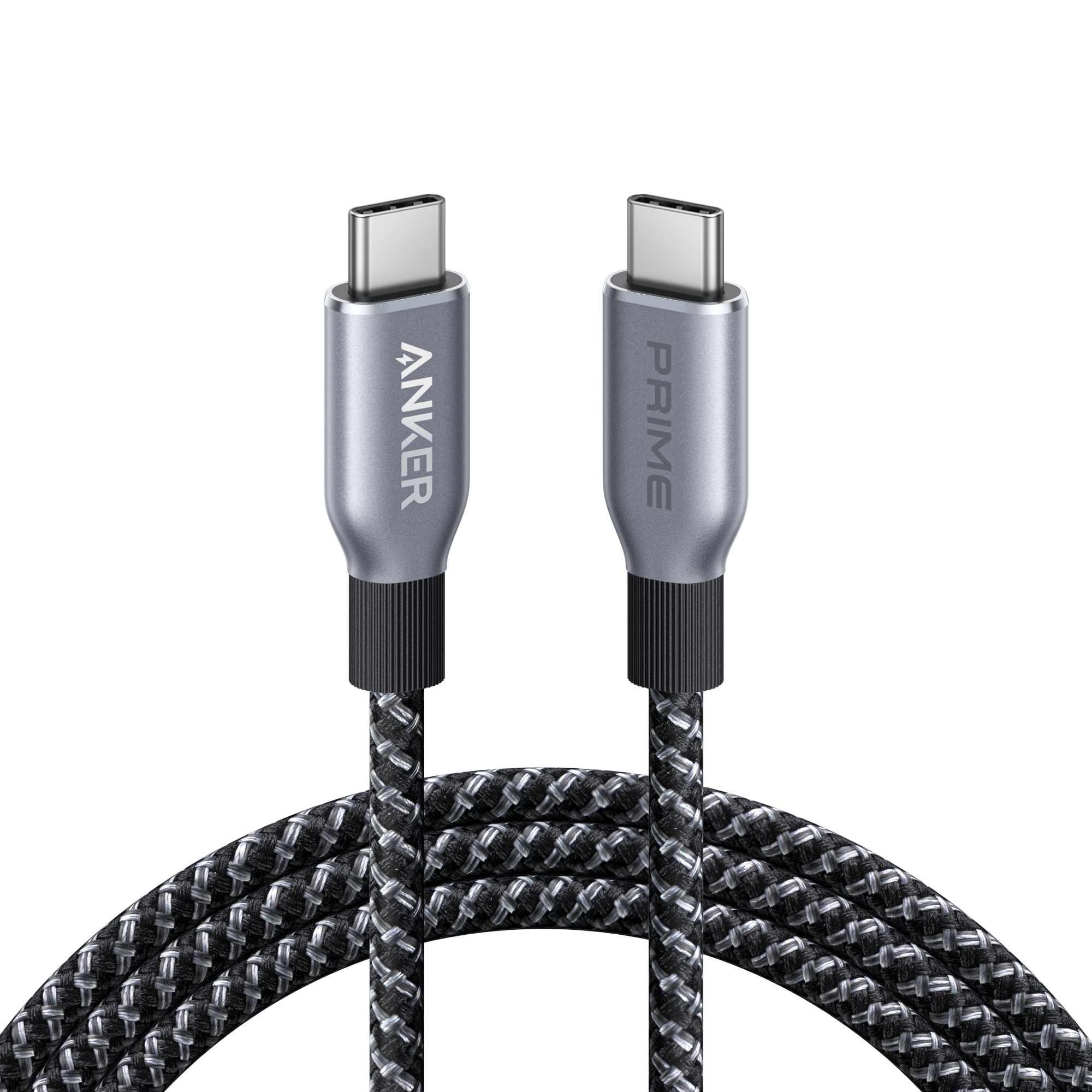 Prime USB-C to USB-C Cable (240W, Upcycled-Braided) O1