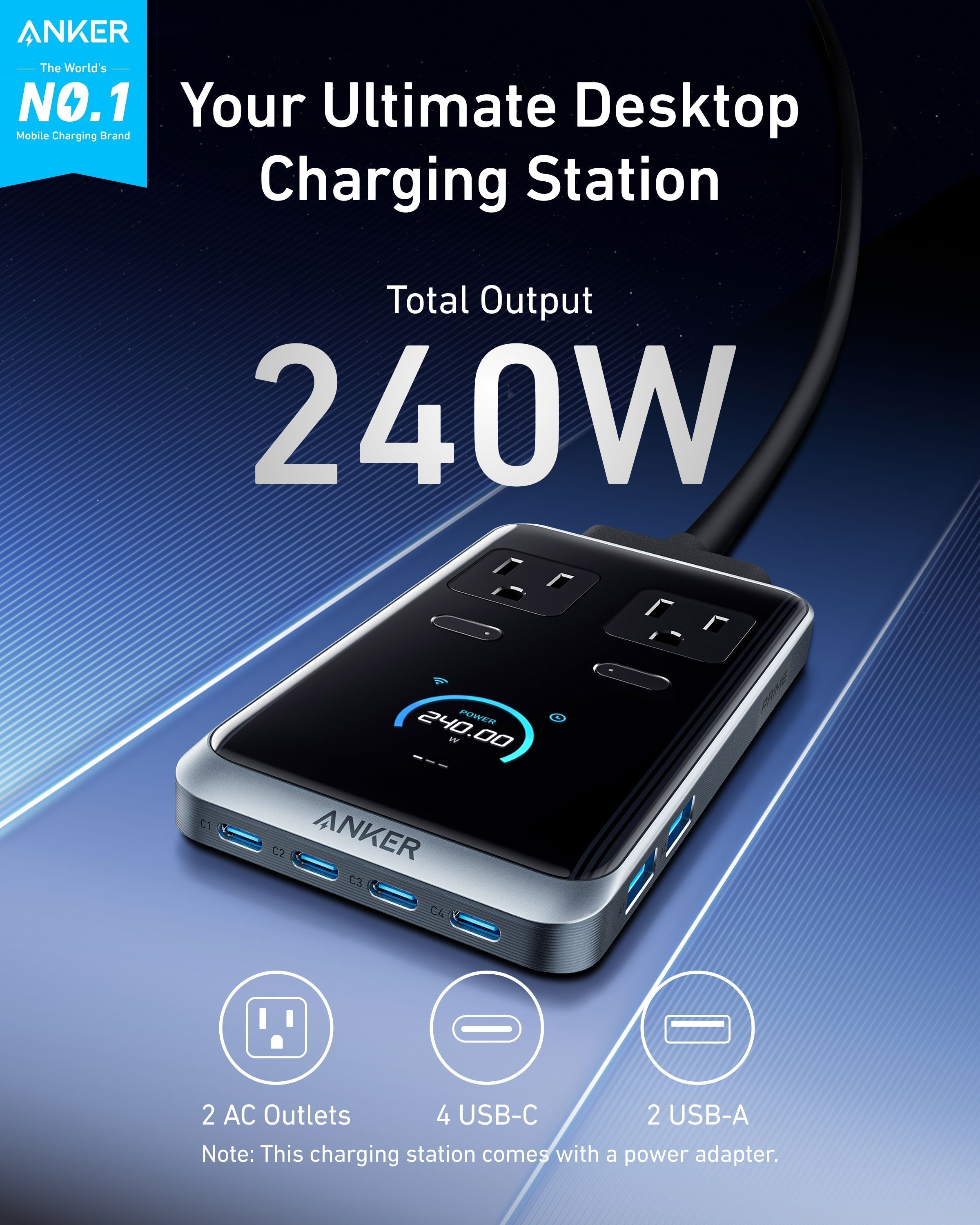 Prime Charging Station (8-in-1, 240W) L0