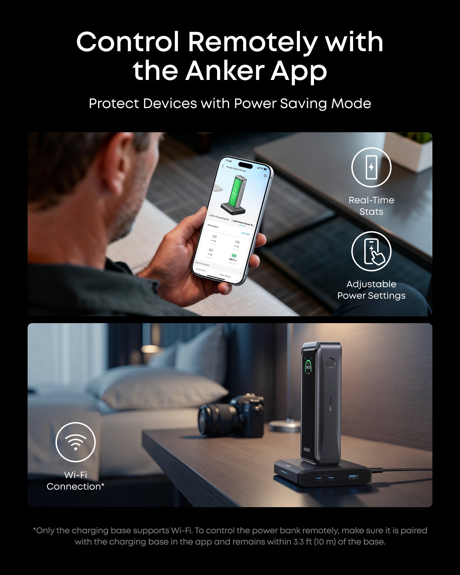 Prime Power Bank (26K, 300W) with Charging Base U4