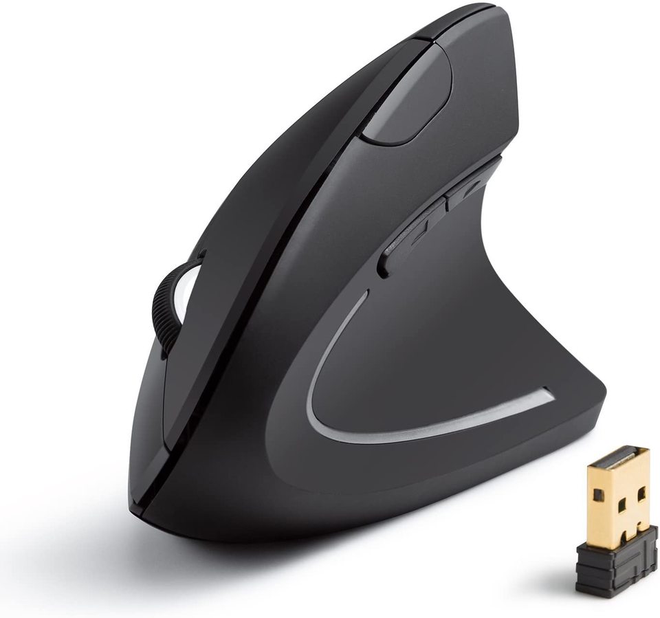Refurbished 2.4G Wireless Vertical Ergonomic Optical Mouse Q0