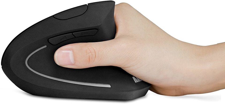 Refurbished 2.4G Wireless Vertical Ergonomic Optical Mouse Q0