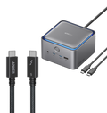 Prime TB5 Docking Station (14-in-1, 8K, Thunderbolt 5) and Thunderbolt 5 Cable (3.3 ft, 80Gbps, 240W) Q6