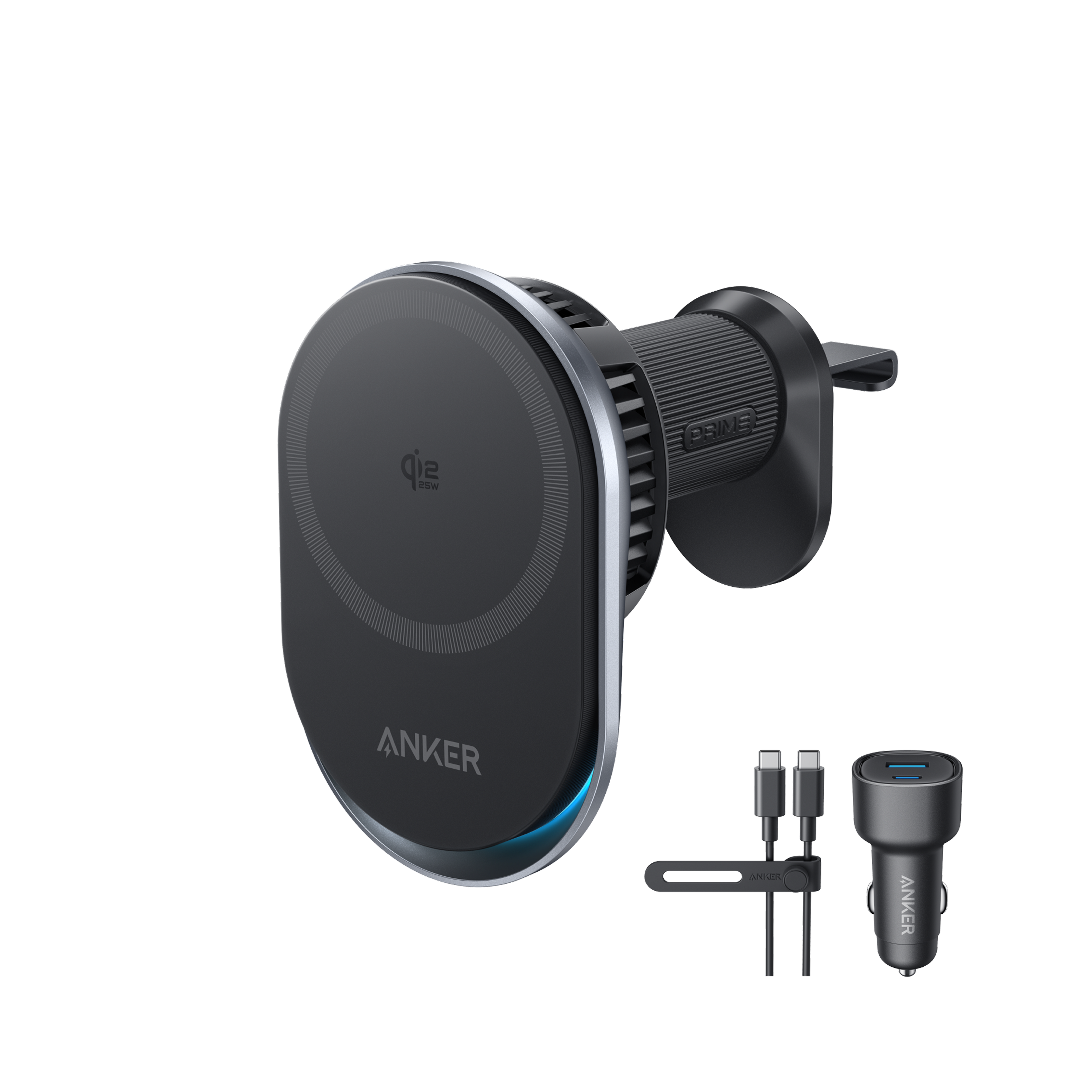 Prime Wireless Car Charger (MagGo, AirCool, Pad) C0