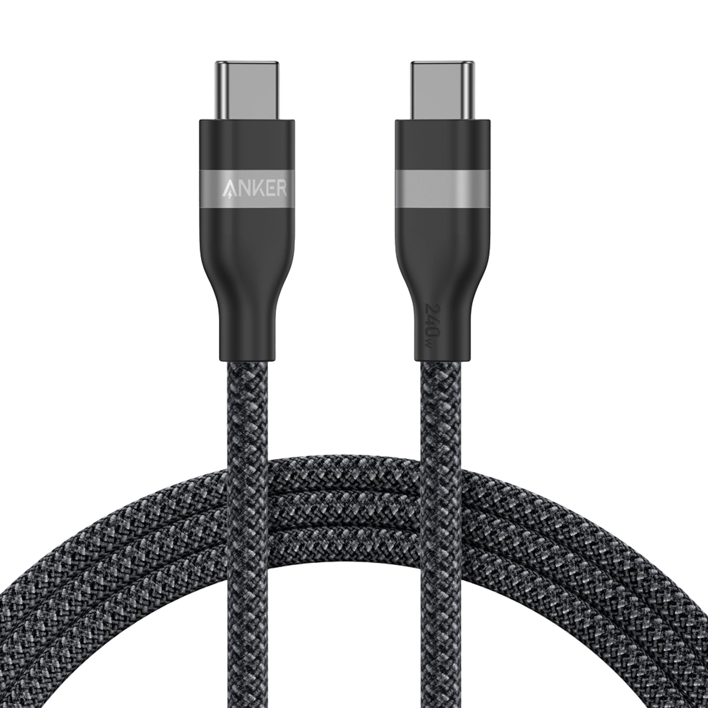USB-C to USB-C Cable (3 ft / 6 ft, 240W, Upcycled-Braided) E6