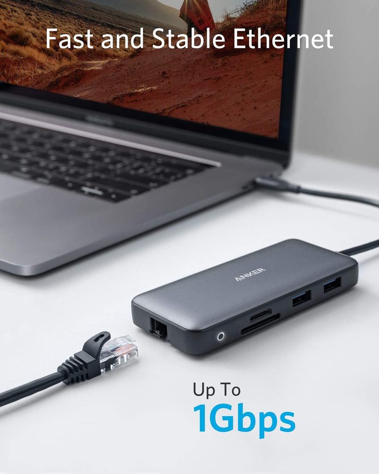 Refurbished 553 USB-C Hub (8-in-1) H8